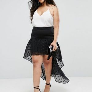 Hi low skirt